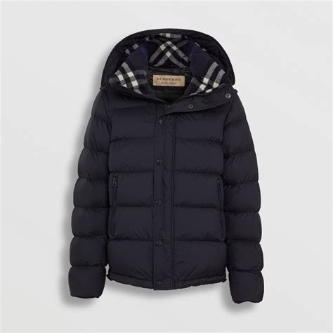 burberry detachable sleeve hooded down jacket